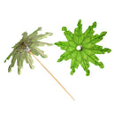 10pcs Coconut Tree Sticks Umbrella Picks Toothpick Party Decor Cake Toppers BX