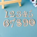Number 0-9 Metal Cutting Dies Stencil Scrapbook Paper Cards Craft Embossing W BX
