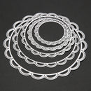 5pcs Metal Circles Metal Cutting Dies DIY Scrapbooking Embossing Stencils
