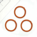 12PCS/Set Rubber Telephone Wire Hair Ties Spiral Hair Head Elastic Bands Ring
