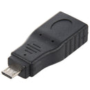 Adapter OTG (On - The - Go) USB - A concave to USB mini - B convex Black