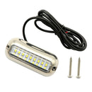 Underwater LED Boat Lamp 27 Leds Stainless Steel Pontoon Lamp Light White Color