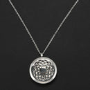 Aromatherapy Essential Oil Diffuser Necklace Stainless Steel Locket Pendant T4R7