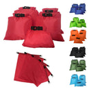 5 pcs Set Waterproof Dry Bag Sack Storage Pouch Camping Kayaking Pack Red