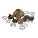 20 Sets Magnetic Clasp Snaps Magnet Button Sewing Craft 14mm 18mm bronze