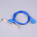 USB 3.0 20 pin to 2 port female adapter cables dual port USB 3.0 cabl Sâ„–[