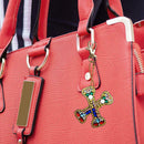 DIY Key Chain Diamond Painting Letters Women Bag Keyring Pendant Gift (X)
