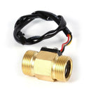 G3/4" Copper Hall Effect Liquid Water Flow Sensor Switch Flowmeter Meter