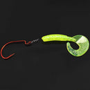 100Pcs Spring Twist Lock Fishing Hook Centering Pin for Soft Lure Bait Worm C R5