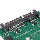 M.2 NGFF SSD Solid State Hard Disk to Half High 2.5 inch SATA3 adapterS Bj