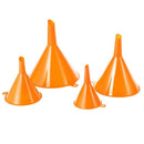 4Pcs Plastic Funnel Set for Car Oil Gas and Fluids Auto Kitchen Home Function