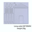 Christmas Windmill DIY Metal Stencil Scrapbook Embossing Craft Cutting Die