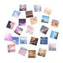 46x/Box Scenery Paper Stickers Stationery for Scrapbooking Diary Decoration