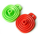 Funnel Collapsible Set of 2, Foldable Funnel for Liquid Transfer 100% Food  O1J2