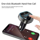 T24 Handsfree Bluetooth 4.2 FM Transmitter Dual USB 3.1A Fast Car Charger