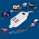 30W 1.5M Line Desktop 6 Port USB Wall Desktop Charger Power Adapter EU Plug