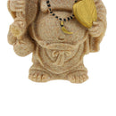 Sandstone Maitreya Happy  Buddha Statue Marble Sculpture Handmade Decor