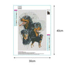5D DIY Full Drill Diamond Painting Dogs Group Cross Stitch Embroidery Kits
