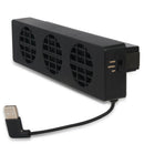 3Fan 5V 500mA Game Cooling Fans USB Temperature Cooler For Nintendo Switch Stand