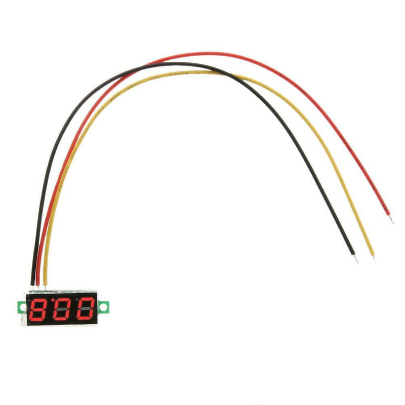 0.28in Mini DC 0- 100V 3-Wire Voltmeter LED Display Digital Panel Meter (1)