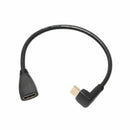 2x Mini HDMI Cable, (90/ 270 Degree) Mini HDMI to HDMI Cable Adapter Male t