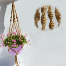 2 Pcs Macrame Plant Hanger Indoor Outdoor Hanging Planter Basket Jute Rope