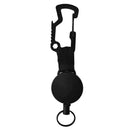 Burglar Telescopic Keychain Outdoor Retractable Elastic Wire Rope with Carabiner