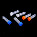 6Pcs /set Clear Tube Plastic Bead Storage Organizer Containers 55mm long