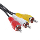 Audio Video to RCA AV Adapter Cable for PlayStation2/3 Game Console