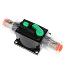 2 Pieces 50A Car Audio Circuit Breaker Fuse Holder Manual Reset Switch
