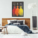 5D DIY Diamond Painting Kit Three Girls Full Round Drill Picture Handicraft