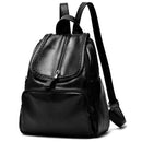 New Ladies Shoulder Bag European and American Fashion Pu Soft Leather Backp
