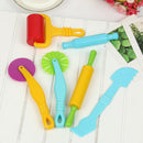 Pcs/set Modelling Plasticine Clay Moulds Trowel Childrens Mixed Dough