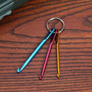 3 Pcs Crochet Hooks Key Chain Set Weaving Tools Crochet Needles X7W6