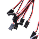 10Pcs 50cm Servo Extension Cord Cable Lead Wire OZ 50cm 26AWG ME