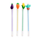 5Pcs Cute Black Ink Vegetable Gel Pen 0.5Mm Cartoon Plastic Gel Pens For Wr G7C5