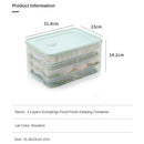 4 Layers Multi-functional Food Preservation Refrigerator Dumplings Meat Storage