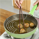 Stainless Steel Semi-circular Oil Drain Rack Home Baking Cooking Oil Drip Filter