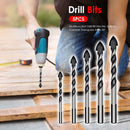 5pcs Multifunction Drill Bit Electric Drilling Carbide Triangular Alloy Bit