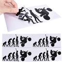 Human Evolution Motorcycle Car Stickers Personalized Vinyl Reflective Decals BX