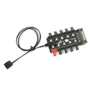 1 to 10 4 Pin PWM Cooler Fan HUB Splitter Extension Speed Controller (SATA)