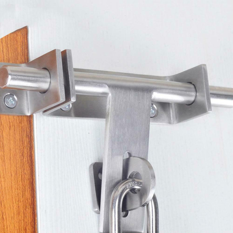 Stainless Steel Door Latch Sliding Lock Barrel Bolt Latch Gate Safety Lock