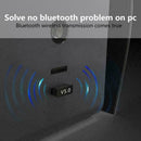 USB Bluetooth V5.0 Wireless Mini Dongle Adapter For Windows PC 10 7 Laptop V9H1