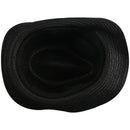 Straw Hat Fedora - Panama Trilby Style Packable Crushable Summer Sun Mens L