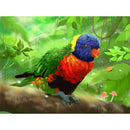 5D DIY Full Drill Diamond Painting Standing Bird Cross Stitch Mosaic (B096) A