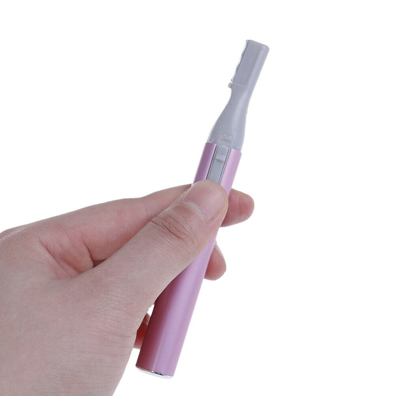 1 set electric epilator women men portable hair trimmer eyebrow remover shaving-