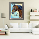 5D DIY Full Drill Diamond Painting Novelty Horse Cross Stitch Decor (B949)