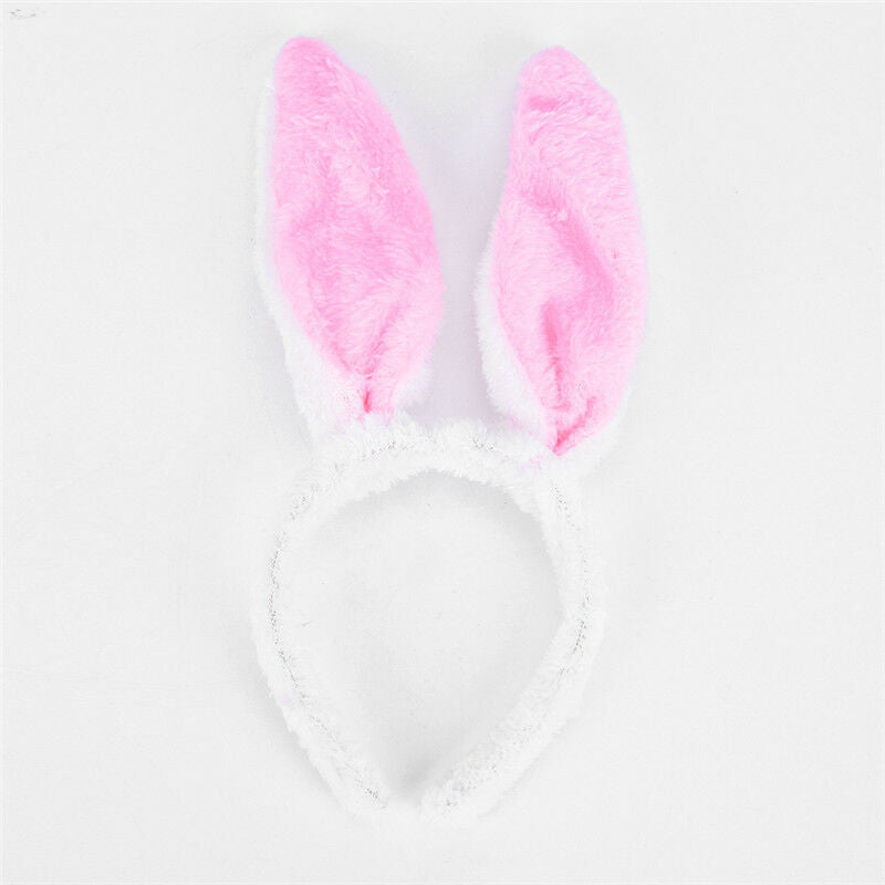 Lovely Girls Rabbit Bunny Ears Headband Tail Necktie Birthday Party Costu Kw