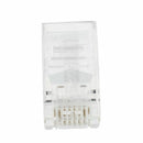 RJ45,8P8C,CAT 5 Transparent Crimp Connector Plug , 100 Pieces Per Bag W8A2
