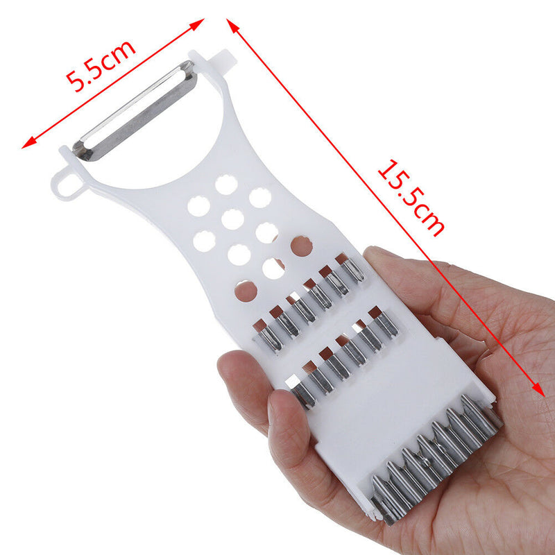 1*Kitchen gadgets carrot vegetable fruit peeler parer julienne cutter slicer